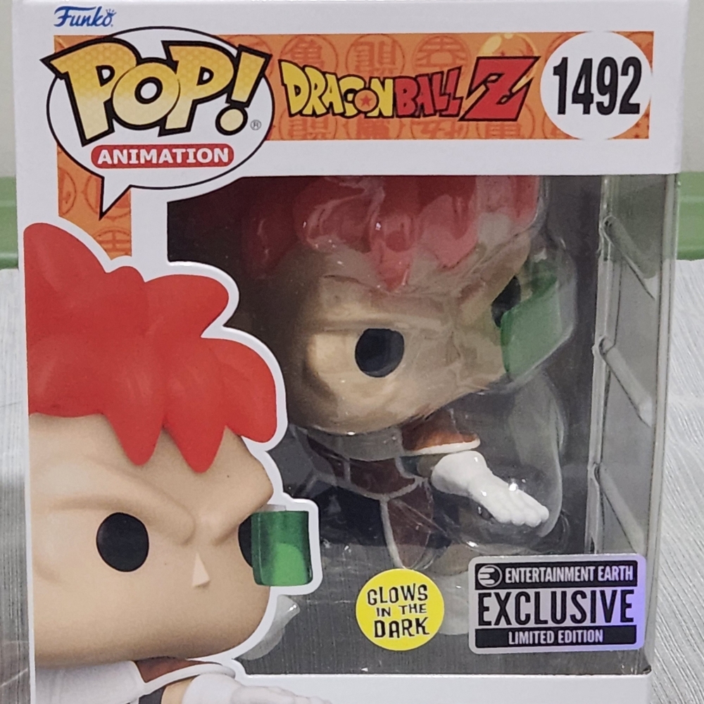 Funko Pop Dragon Ball Z Recoome Figure with Red Hair